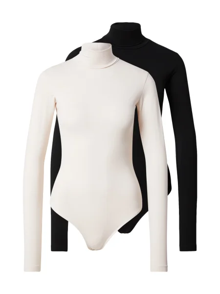ABOUT YOU Tricou body Willow bej negru