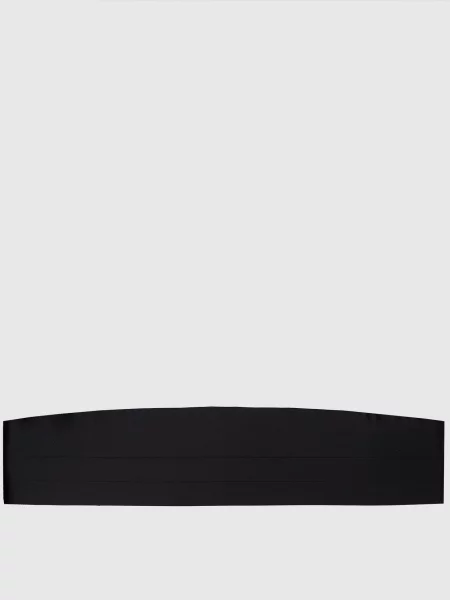 Шелковый ремень Stefano Ricci черный