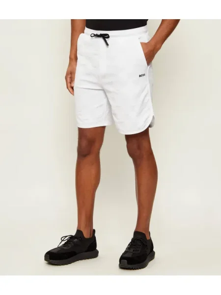 BOSS GREEN Pantaloni scurți JT_Member alb