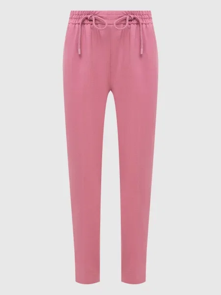 Штани з вовни Roksanda рожеві