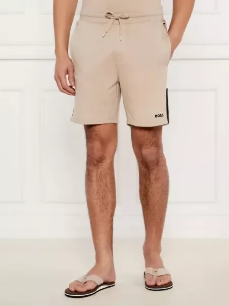 BOSS BLACK Pantaloni scurți Iconic negru