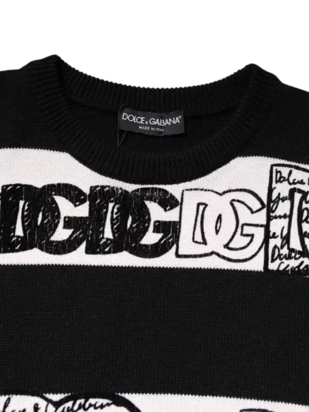 Pulover Dolce & Gabbana cu imagine negru