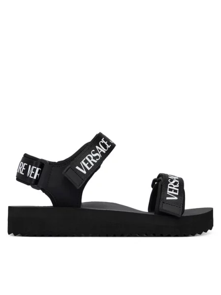 Босоножки Versace Jeans Couture черные