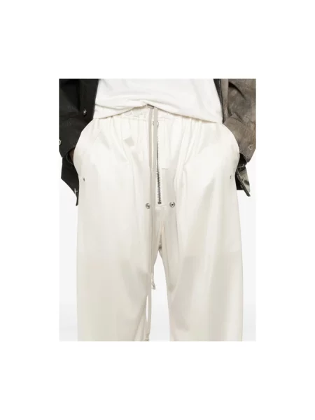 Spodnie Rick Owens beżowe