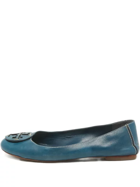 Balerini Tory Burch din piele albastru