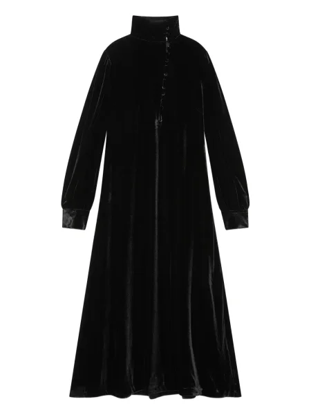 Rochie maxi Maliparmi de catifea de costum negru