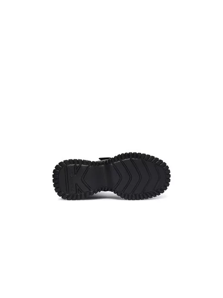 Zimske čizme KARL LAGERFELD Kreeper Wedge crna