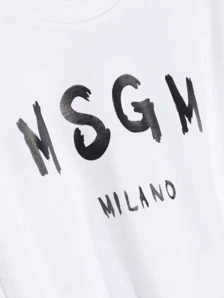 Bluza dziecięca Msgm biała