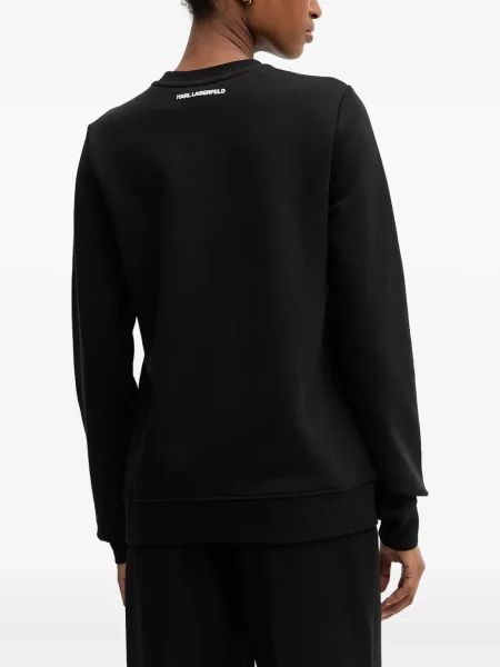 Hanorac Karl Lagerfeld de cristal negru