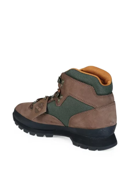 Μποτάκια Timberland με κορδόνια με δαντέλα καφέ