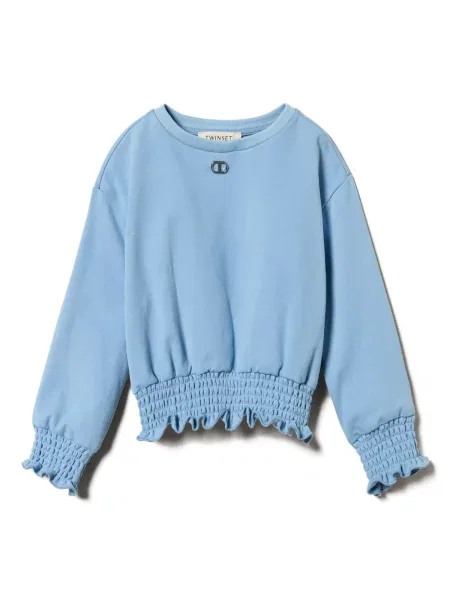 Bluza nierozpinana dziecięca Twinset niebieska