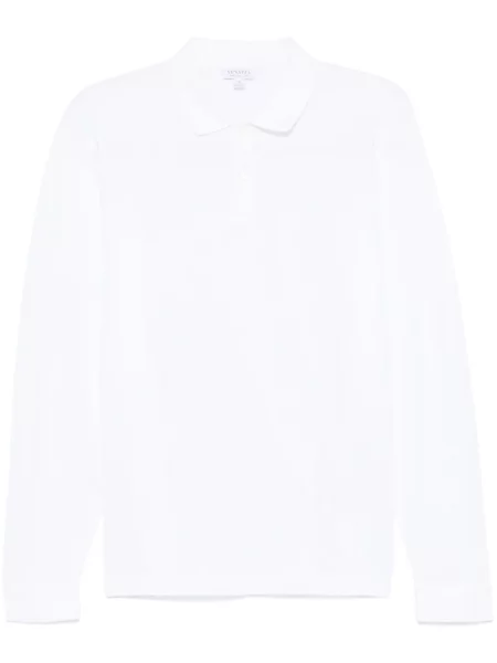 Polo Sunspel alb