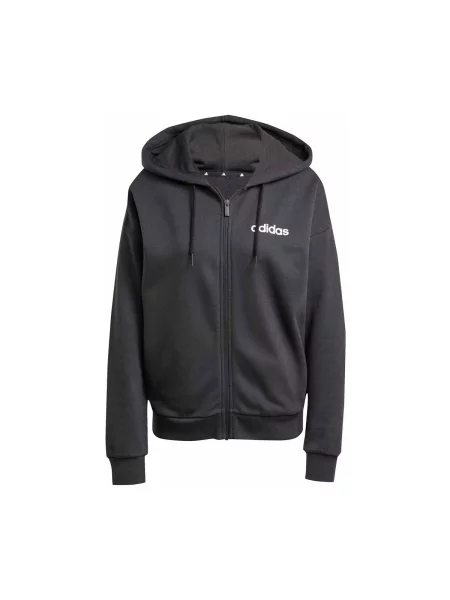 Frotir majica Adidas crna