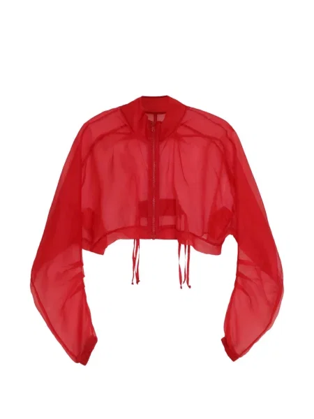 Geacă Amir Slama de mătase roșu