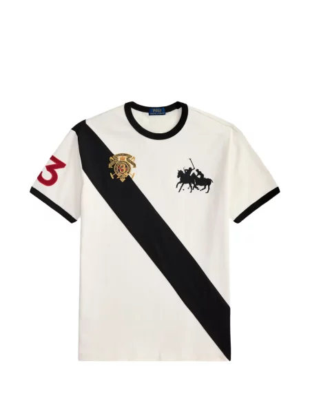 Кожени чорапи Polo Ralph Lauren с отворена пета с пейсли десен бяло