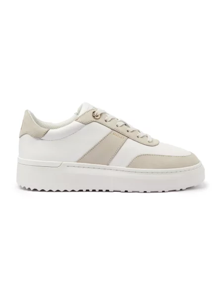 Sneakersy Mallet London skórzane beżowe