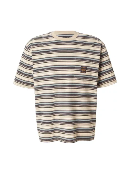 LEVI'S ® Tricou WORKWEAR bej / gri închis / verde pastel alb