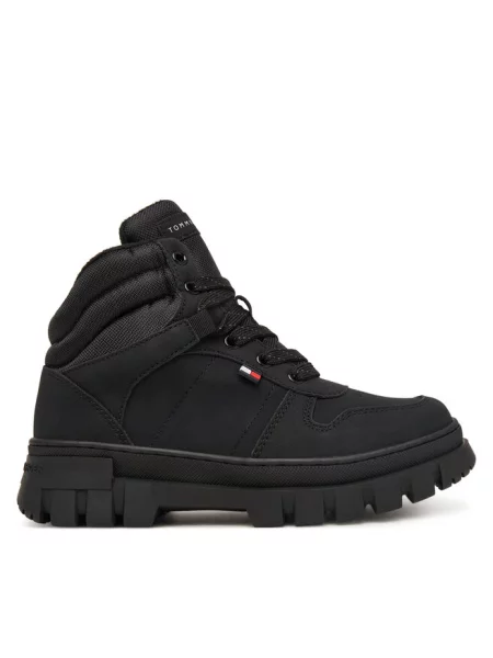 Trzewiki Tommy Hilfiger czarne