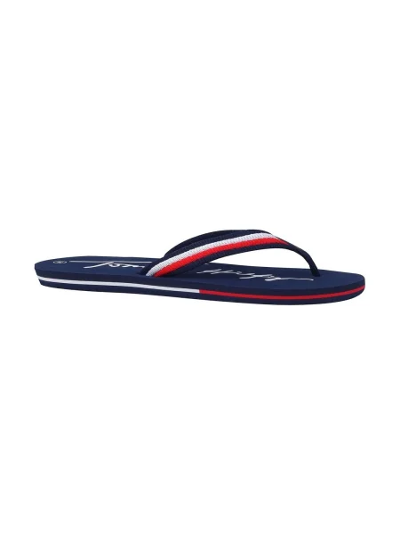 Šľapky Tommy Hilfiger modrá