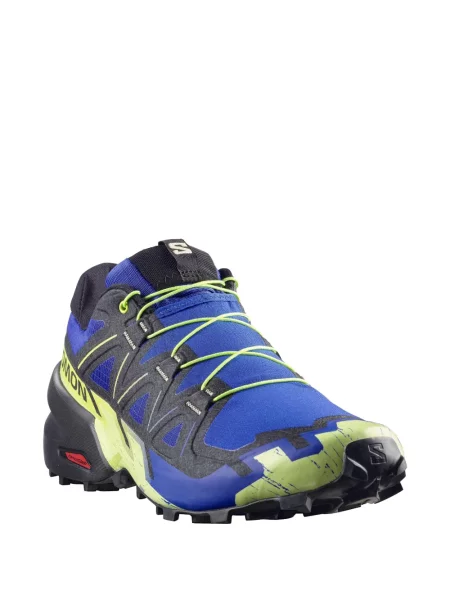 Fűzős csipkés sneaker Salomon kék