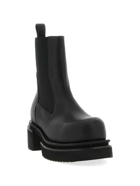 Кожени боти тип челси Rick Owens черно
