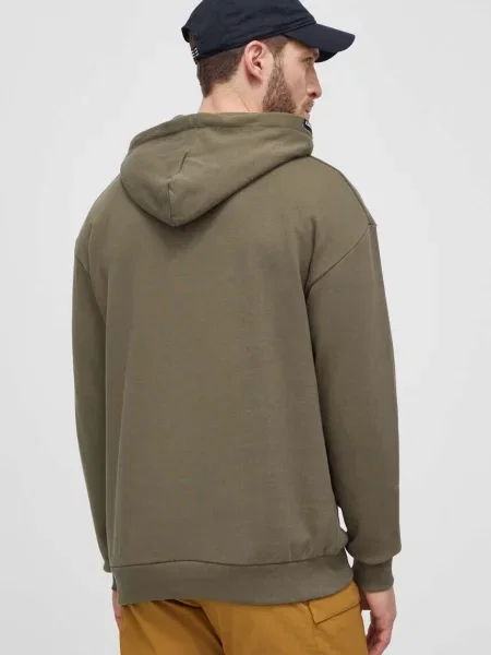 Tepláková mikina adidas TERREX s kapucí zelená