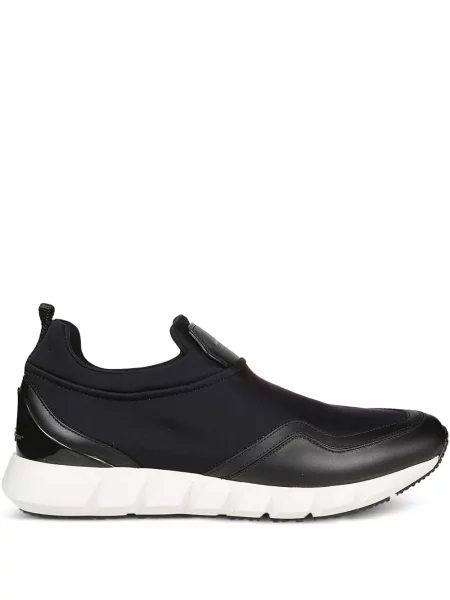 Kožené slip on tenisky Ferragamo černé