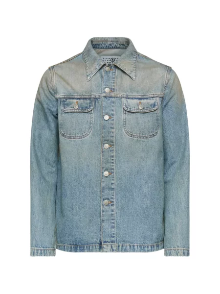 Džínsová bunda Mm6 Maison Margiela modrá