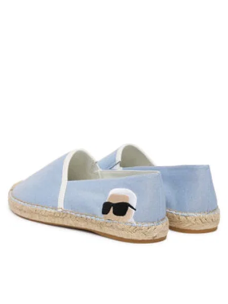 Espadrilky KARL LAGERFELD modré