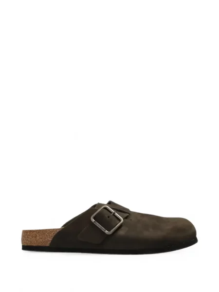 Papuci tip mules Birkenstock maro
