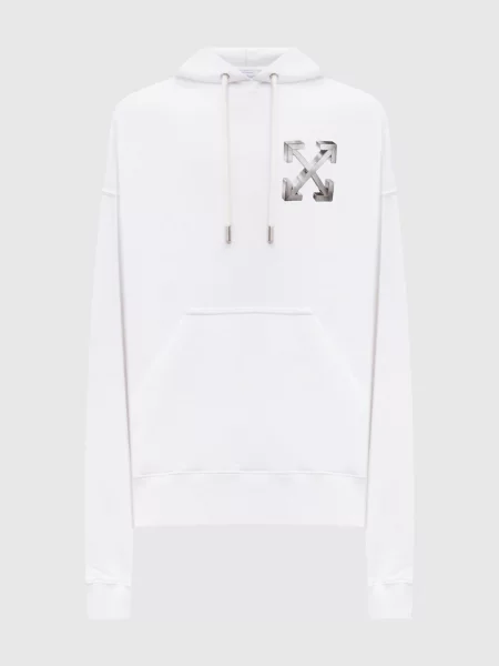 Худі Metal Off Off-white біле
