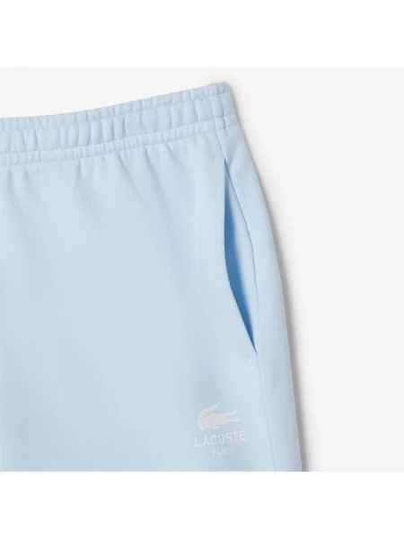 Lacoste Szorty Z Nadrukiem Regular Fit Jasnoniebieskie niebieski