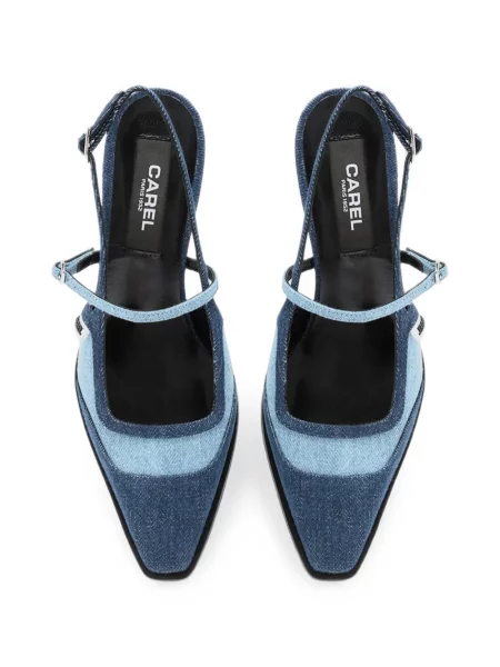 Pantofi cu toc Carel Paris slingback albastru