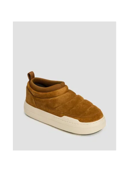 Semišové tenisky Moon Boot bez kostic hnědé