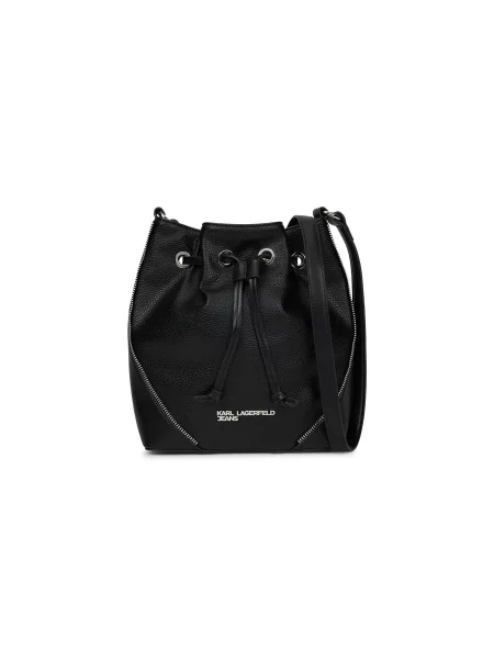 KARL LAGERFELD JEANS Geantă tip sac Rebel' negru