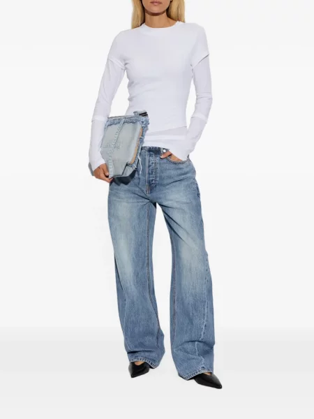Lung tricou Alexander Wang alb