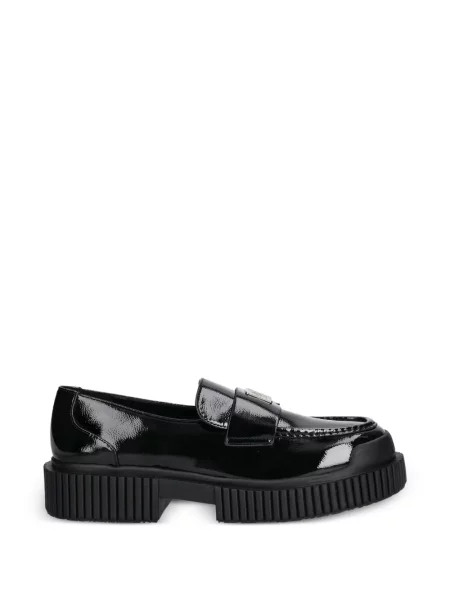 Loafer Armani Exchange autogrammal fekete