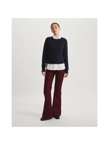Sweter Ines De La Fressange Paris wełniany niebieski