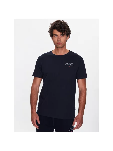 Tommy Hilfiger Majica Mornarsko Regular Fit modra