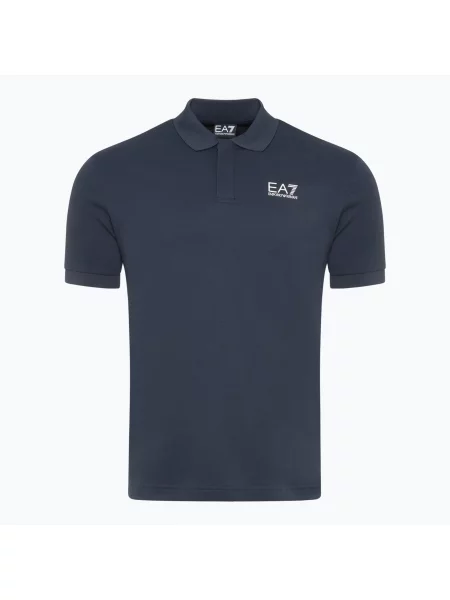 Férfi póló Emporio Armani Train 7 Lines Polo armani blue Train 7 Lines Polo kék