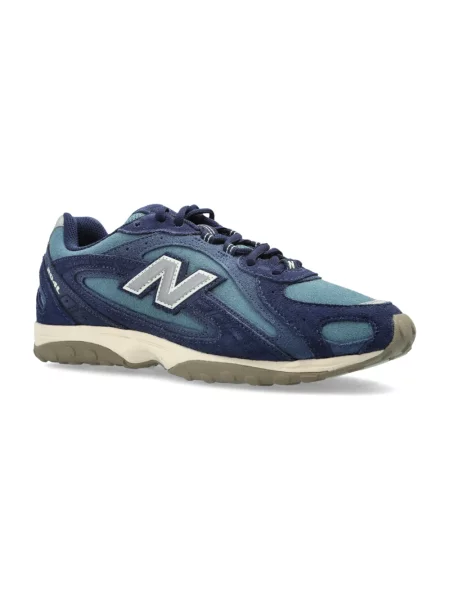 Sneakersy New Balance zamszowe niebieskie