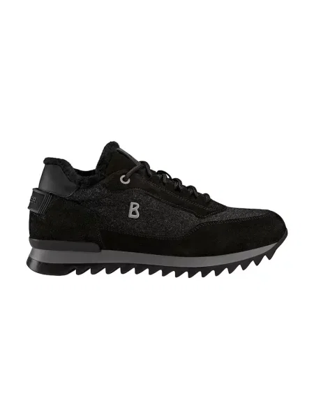 BOGNER SEATTLE sneakers pentru bărbați din piele întoarsă negru