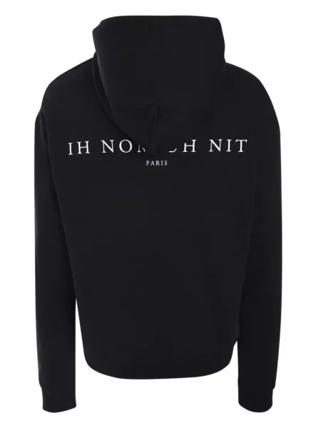 Hanorac cu glugă Ih Nom Uh Nit cu imagine negru