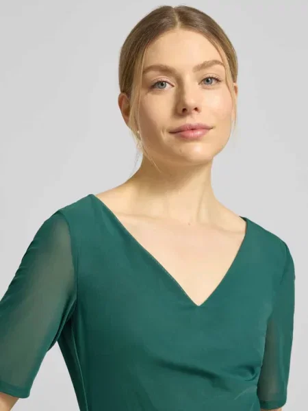 Sukienka midi o kroju regular fit w półprzezroczystym designie Vera Mont