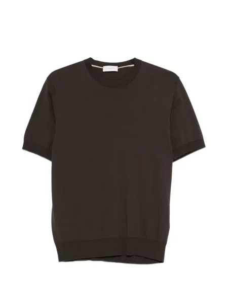 Tricou Paolo Pecora scurt maro