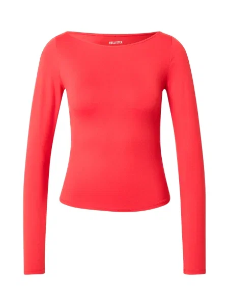 HOLLISTER Tričko červená