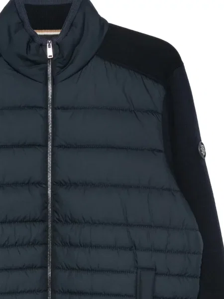 Matlasat cardigan Boss albastru