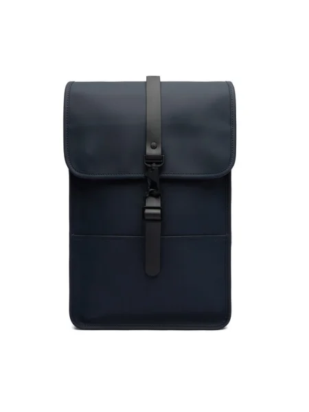 Раница Rains Backpacks голям с изчистен дизайн тъмносиньо