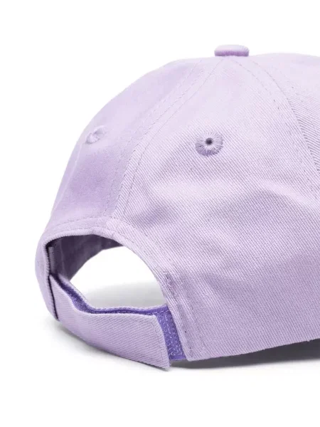 Czapka z daszkiem dziecięca Palm Angels fioletowa