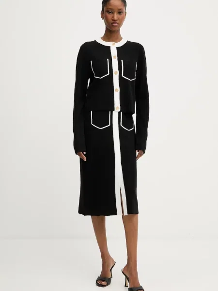 Спідниця Karl Lagerfeld midi олівець чорний